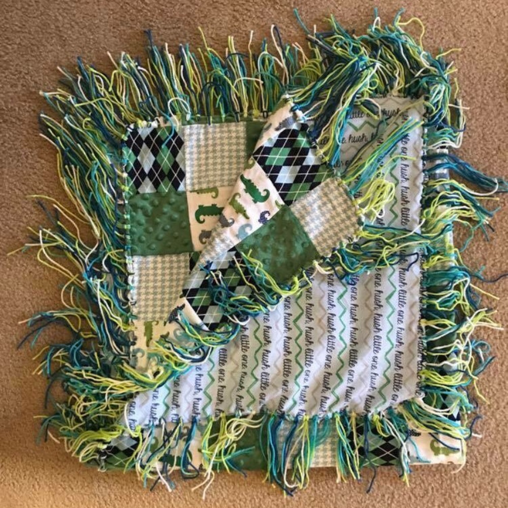 🐊 Handmade Baby Blanket 🐊
